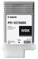 Картридж Canon/PFI-107MBK/Струйный широкоформатный/№107/матовый черный/130 мл/совместимый Canon iPF680, Canon iPF685, Canon iPF670, Canon iPF770, Canon iPF780, Canon iPF785